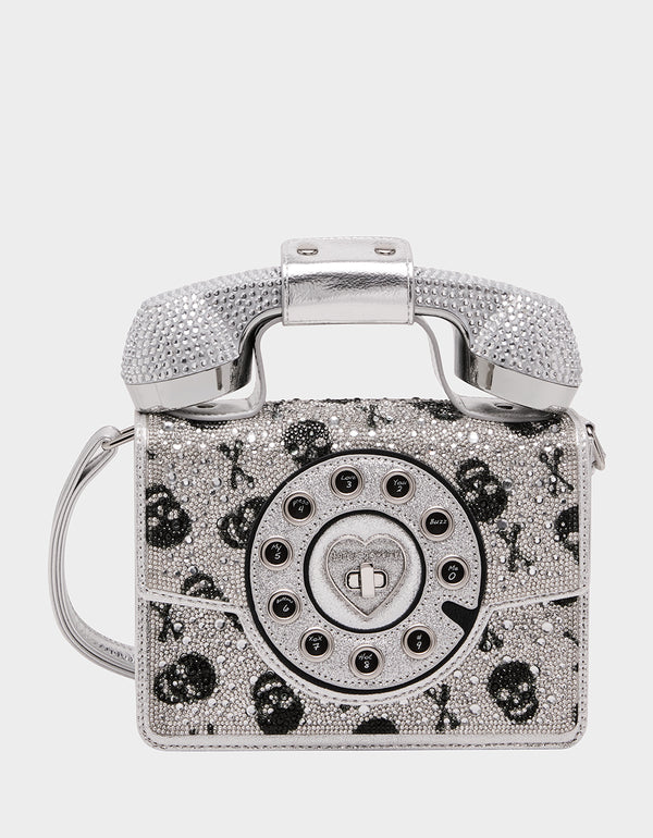 Betsey Johnson buy white skull purse